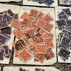 1922-1923 HUGE INVESTOR’S LOT OF GERMANY POSTHORN (ONE COLOR) STAMPS