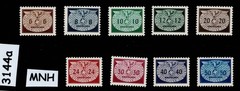 MNH Stamp set Officials N016 – N024 1940 German occupation Poland WWII #3144a