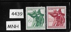 MNH Stamp set / Innsbruk Austria shooting Matches / 1944 Third Reich / Germany