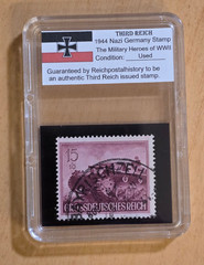 WW2 WWII Third Reich Nazi Germany Military War heroes battle Stamps complete set