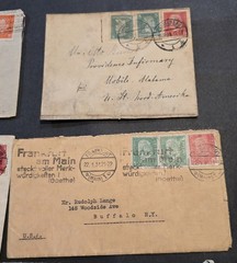 14 Imperial German & Third reich Era Covers all sent to the United States USA
