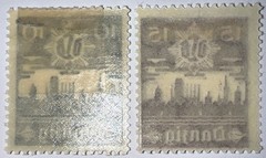 Travelstamps: 1937 Germany Danzig Stamps Mi.No. 267-268, Mint, Og, Hinged, WW2
