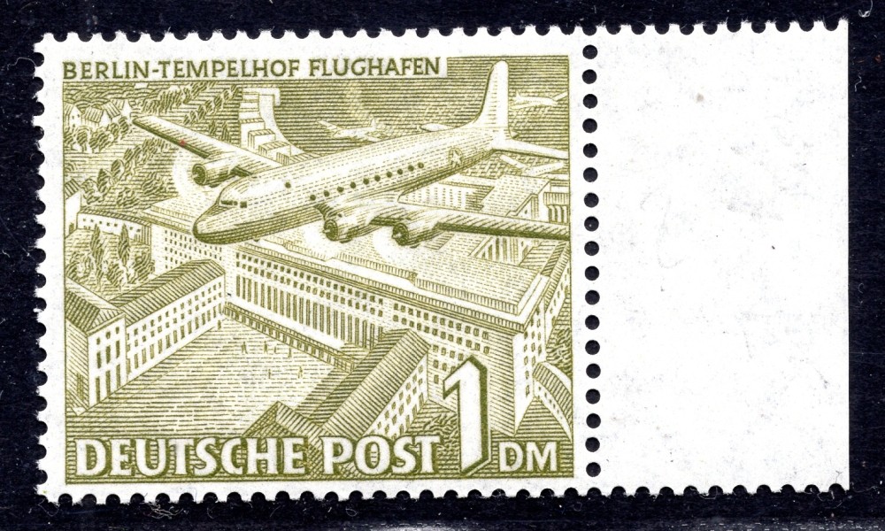 BERLIN 1949 57X ** MNH FLAWLESS MARGIN signed SCHLEGEL BPP (N2397