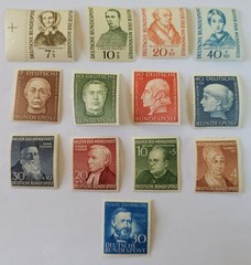 GERMANY CLASSICS SUPERB Never Hinged Mint Sets, 13 Stamps. €350. OUTSTANDING