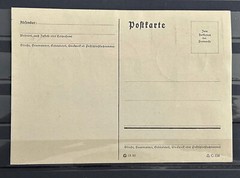 German set of 4 Stamps on card Mi:DR739-742 Leipzig Spring Fair 1940 unused /227