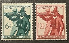 Travelstamps: 1944 Germany Stamps Scott #B278-B279 Soldier & Tirolese Rifleman