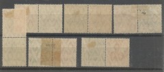 Germany Deutsches Reich 1900s Sc 65–97 Germania mint pairs MVLH/MH/VG/F