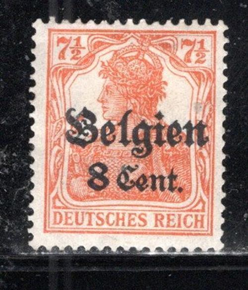 GERMANY STAMPS DEUTSCHES REICH OVERPRINT BELGIUM MINT HINGED LOT 1427AX