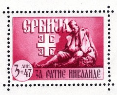 OCCUPATION WW II SERBIA 1943 BLOCK4III ** MNH FLAWLESS variety 1000€(H5326