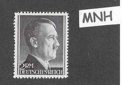MNH Adolf Hitler Third Reich stamp / 2RM / Perf 12.5 / WWII Germany / Sc525