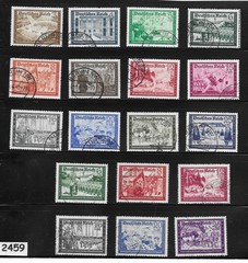 Used stamp 1939 & 1941 sets B148-B159 Hitler’s culture & Postal fund #2459