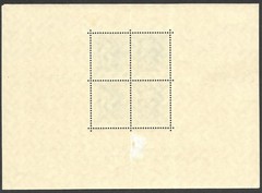 1937 MH German Third Reich Souvenir Sheet, Scott #B102* (DB102)