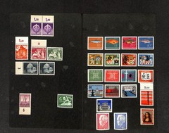 Germany Stamp Collection on 22 Pages, World War 2 & Occupations Lot (NC)