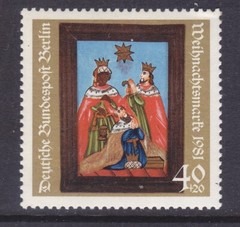 Germany Berlin 9NB186 MNH 1981 Adoration of the Kings Christmas Issue VF