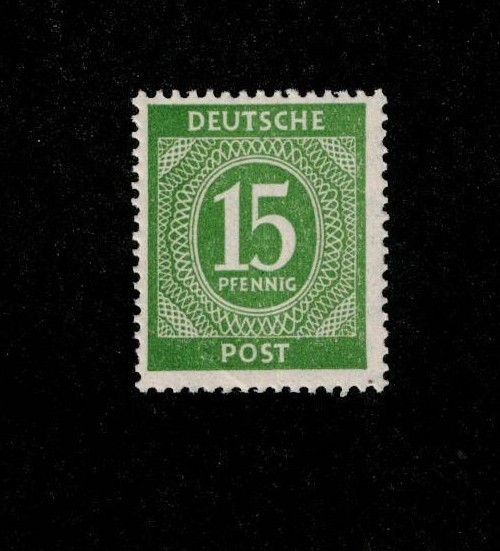MNH Stamp Sc 541 1946 Post WWII Germany Large numeral From mint sheet