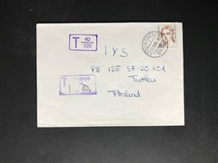 Germany #1475//9N532 Famous Women Dauerserie Cover to Finland #1490