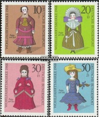 FRD (FR.Germany) 571-574 (complete issue) used 1968 welfare bra
