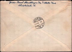 Germany Michel #925, 928 Somethingen am See, registered, 1946