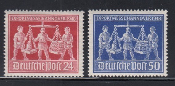 WEST GERMANY Hannover Export Fair MNH set