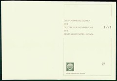 GERMANY FOLDER 1991/27 TIERSCHUTZ SEE-VÖGEL ADLER