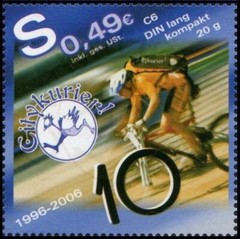 City Courier: MiNr. 8, „10 Years City Courier!“, Set, mint never hinged