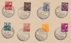 82126-GERMANY 1948 ALLIED OCCUPATION ON 6 LEAFS – SCANS IN DESCRIPTION