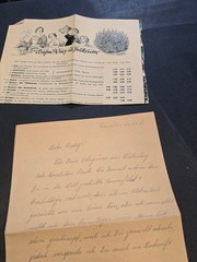 Vintage German lot Postcards Covers document letters 1948-1960’s era