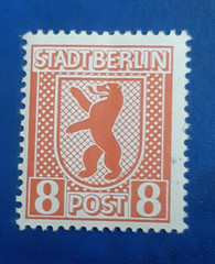 Germany Stamp Allied Occupation Berlin 8 Pfennig 1945 Ströh SBZ Mi. 3 vx (21290)