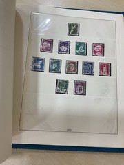 German stamps. 1973 – 1977 colour preprinted Linder album. Used. C409