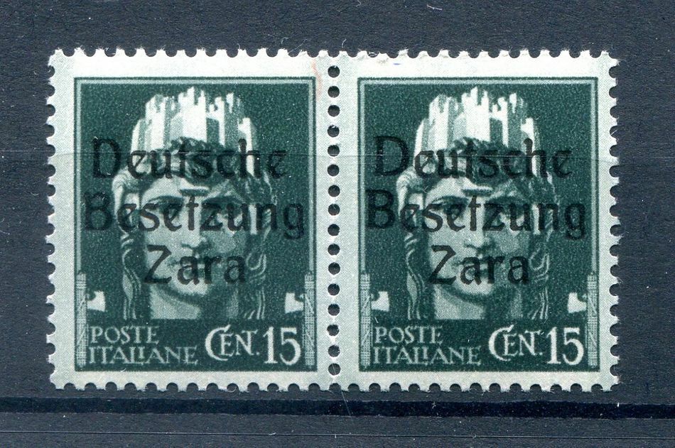 Zara 3I+II Stamp Pair MNH Fresh Post, 36EUR