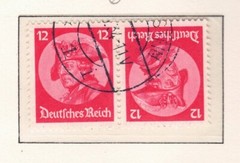Germany – 1933 ZdMiNr. K18, 12pf+12pf Frederick the Great, tete-beche (Used)