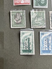 West GERMANY 1956, Mix 11 Stamps, 2 Mints,9 Used,VF Condition, See Photos