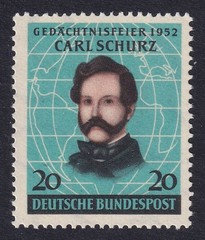 WEST GERMANY 1952 Carl Schurz Centenary SG 1079 MNH/** (CV £25)