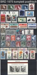 West-Germany / FRG / BRD Complete Yearsets 1970-1979 MNH Stamps, Mi. 612-1032