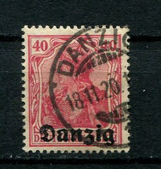 Danzig : Michel catalog number 6 from 1920 – used