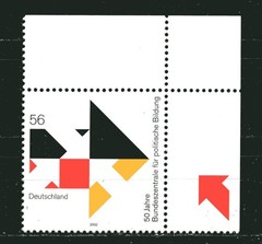 GERMANY 2002, FEDERAL AGENCY – CIVIC EDUCATION – 50th ANNIVERSARY, Sc 2182, MNH