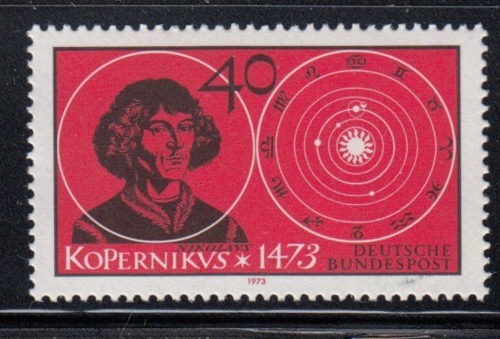 WEST GERMANY Nicolaus Copernicus, Astronomer MNH stamp