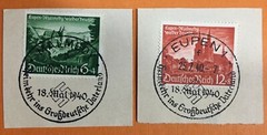 #GERMANY 3rd REICH Re-Incorporation of Eupen & Malmedy full cancellation G3037
