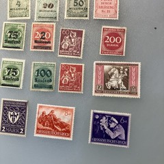 15 (MNH/few MLH) Vintage Deutsches Reich/Germany Stamps; 1933- 1945; $1 Ships.