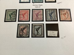 ICOLLECTZONE Super Clean Germany Album Page Airmails (C500-26)