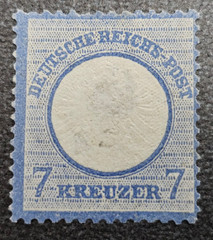 Stamp Germany Reich Brustschild Shield 7 Kreuzer 1872 Mi. Nr. 26 [🇩🇪39138-10]