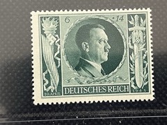 6 X 1943 German Reich 54th anniversary Stamp Deutschland Briefmarken
