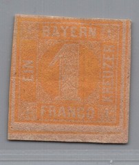Bavaria Michel number 8I unused fold