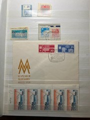 6 Pages East Germany DDR Stamps 1949-1989 Lighthou1se Album Used Mint Few Covers