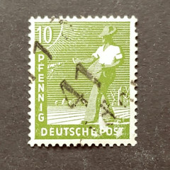 24PF SURCHARGE DEUTSCHE POST SIGNED VF MNH GERMANY DEUTSCHLAND (K16)
