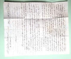 Germany State 1811 STAMPLESS LETTER Hambourg 128 Cancel, Bordeaux FREE USA SHIP