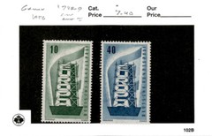 Germany, Postage Stamp, #748-749 Mint NH, 1956 Europa (AB)