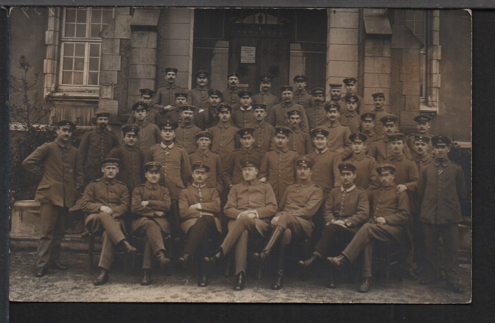 ✔️ GERMANY REICH WWI SOLDIERS EXCELLENT RARE AGED MILITARY POSTCARD