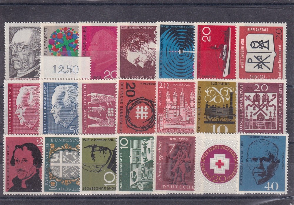 Bundesrepublik MNH ** 1960’s commemoratives
