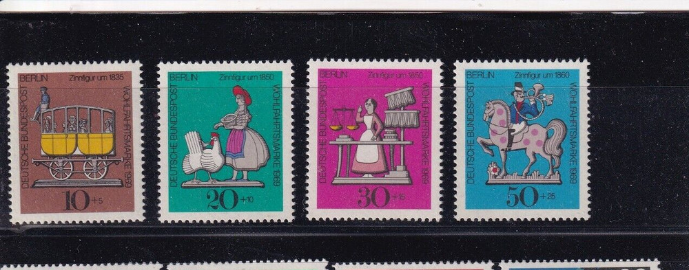 Berlin MNH ** 348-51 9NB65-8 in toys set